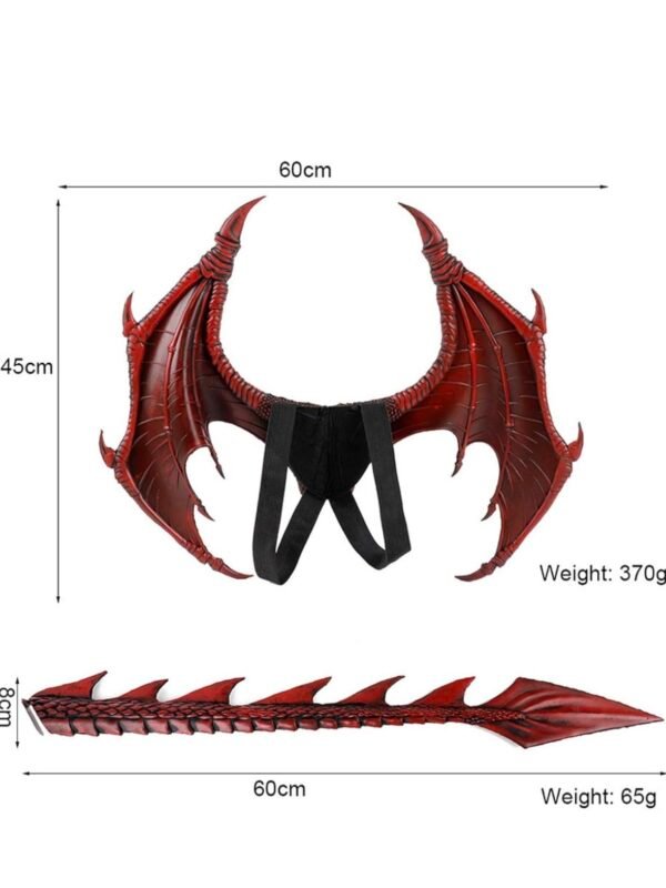 Dragon Or Demon Costume Wings (4.60) - Image 5