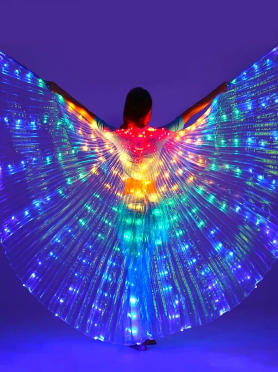LED Light Up Angel Wings For Adults (4.40) - Image 2