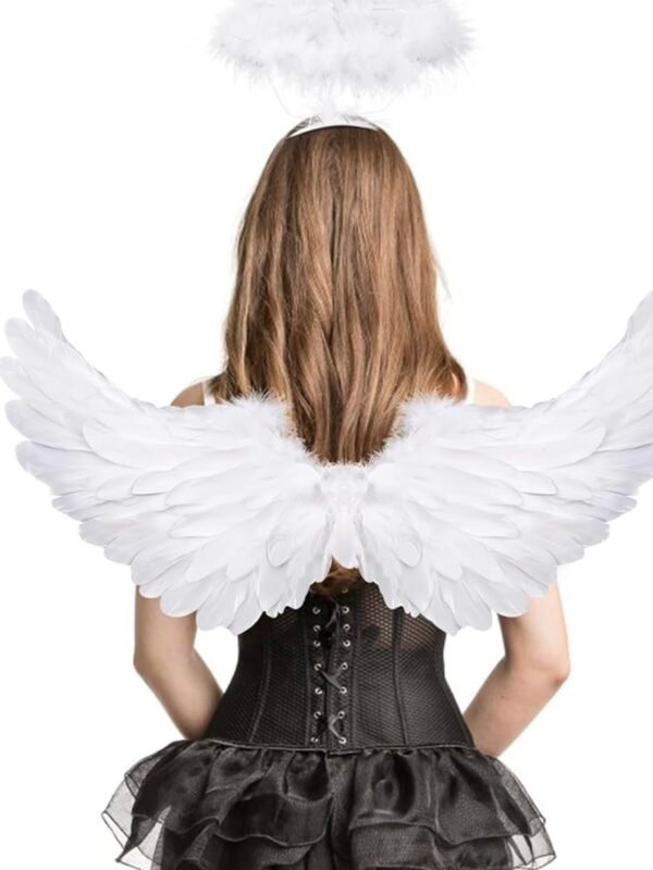 Angel Wings & Halo Adult Costume Accessory (4.30) - Image 3