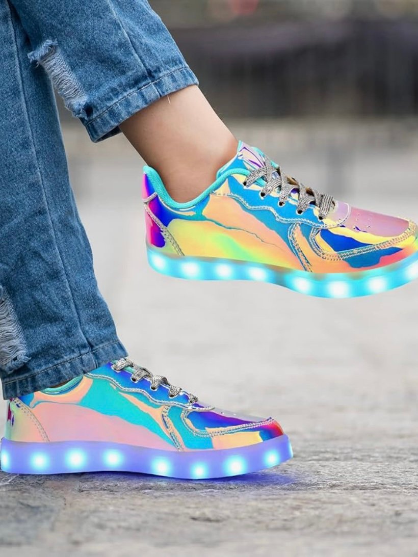 Light Up Low Top Men Or Women Shoes USB Charging Adult LED Sneakers (4.20) - Image 5
