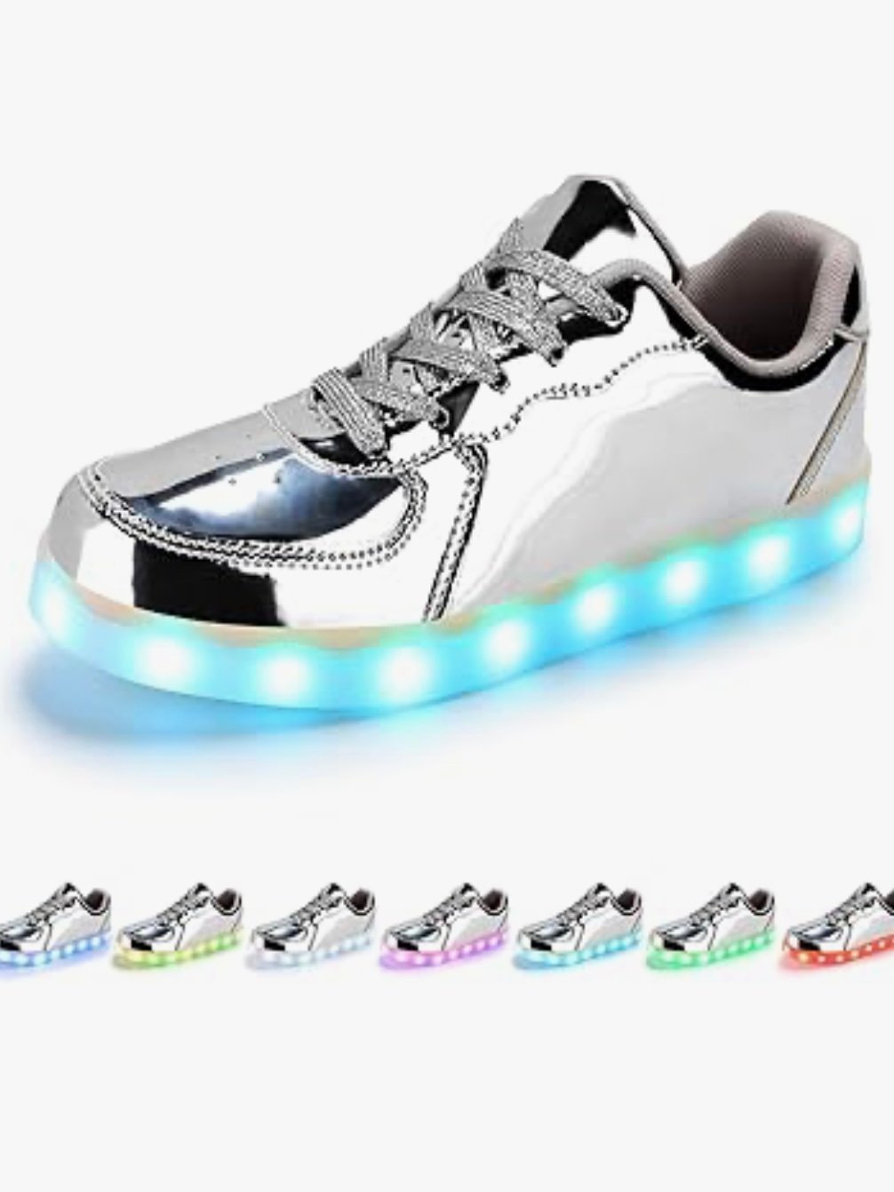 Light Up Low Top Men Or Women Shoes USB Charging Adult LED Sneakers (4.20) - Image 6