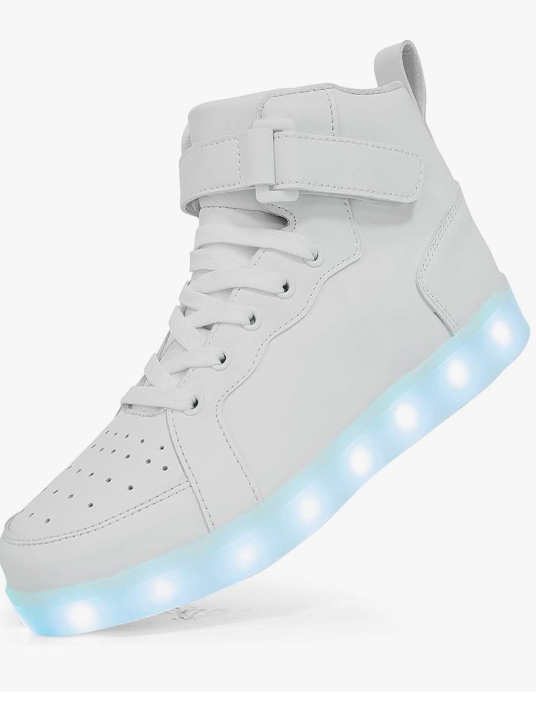 LED Light Up High Top Sneakers Flashing Shoes For Men Or Women (4.40) - Image 2