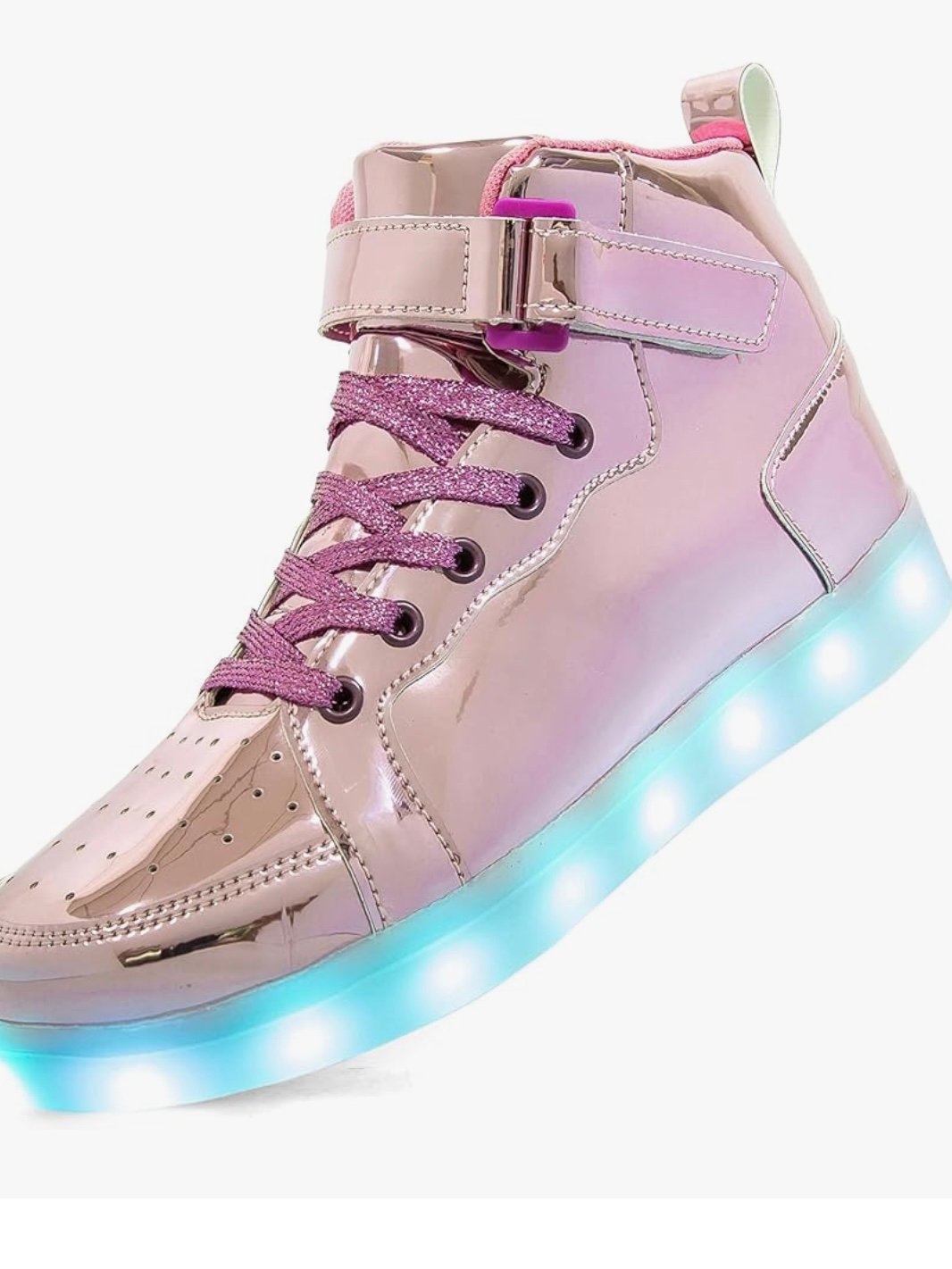 LED Light Up High Top Sneakers Flashing Shoes For Men Or Women (4.40) - Image 7