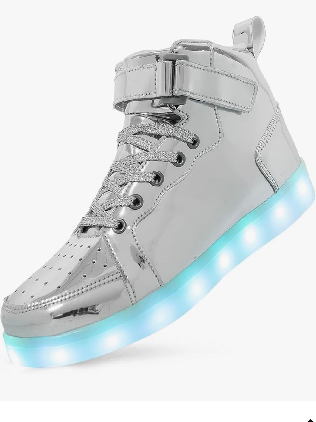 LED Light Up High Top Sneakers Flashing Shoes For Men Or Women (4.40) - Image 10