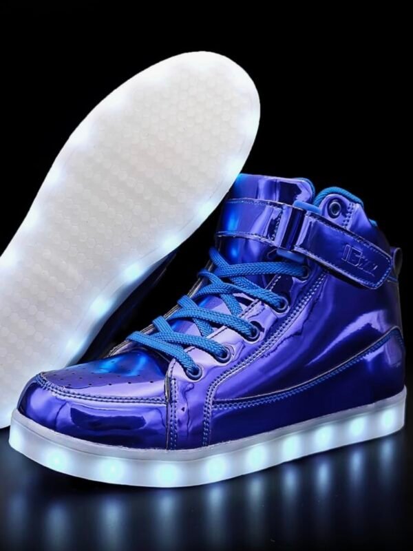 LED Light Up High Top Sneakers For Men Or Women (4.20)