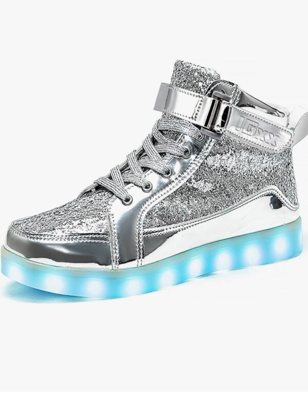 LED Light Up High Top Sneakers For Men Or Women (4.20) - Image 12