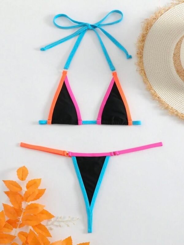 Swim Vacation Women's Colorful Micro Bikini Set (4.93) - Image 6