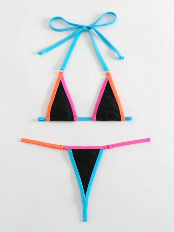 Swim Vacation Women's Colorful Micro Bikini Set (4.93) - Image 4