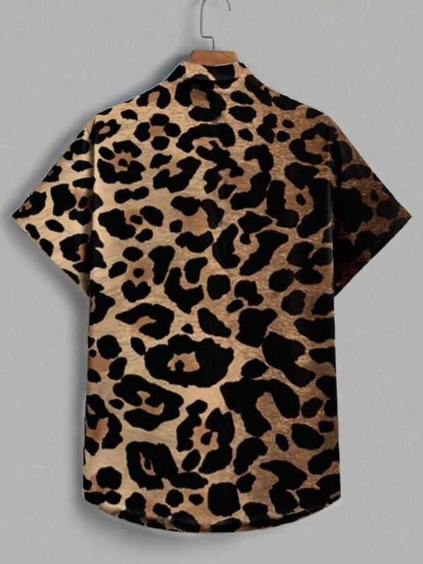 Men's Casual Leopard Print Pattern Shirt (4.89) - Image 7