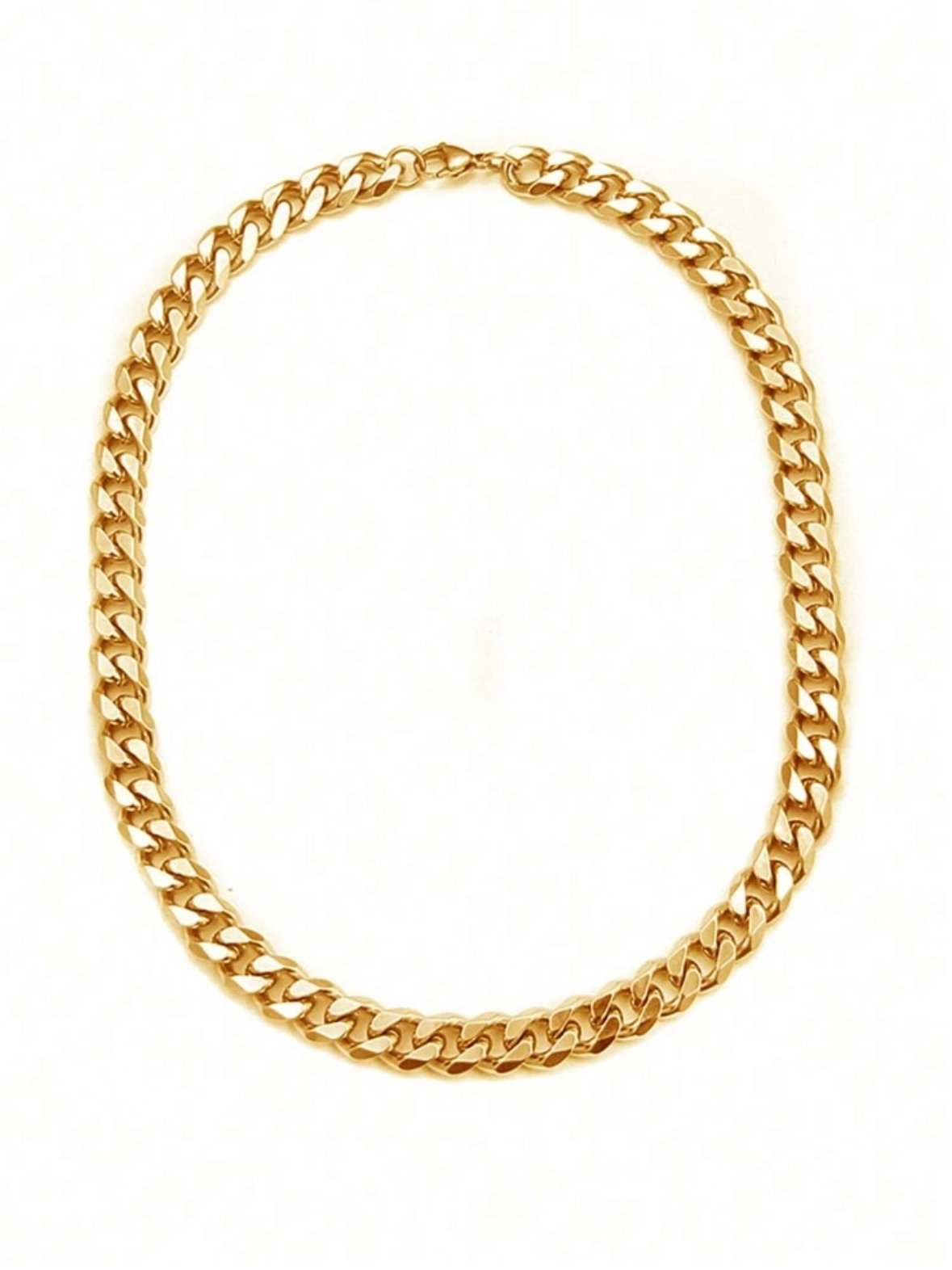 Men's Gold Thick Chain Link Necklace (4.89) - Image 5