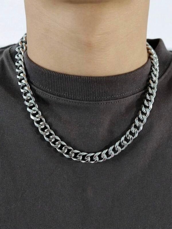 Men's Gold Thick Chain Link Necklace (4.89) - Image 3