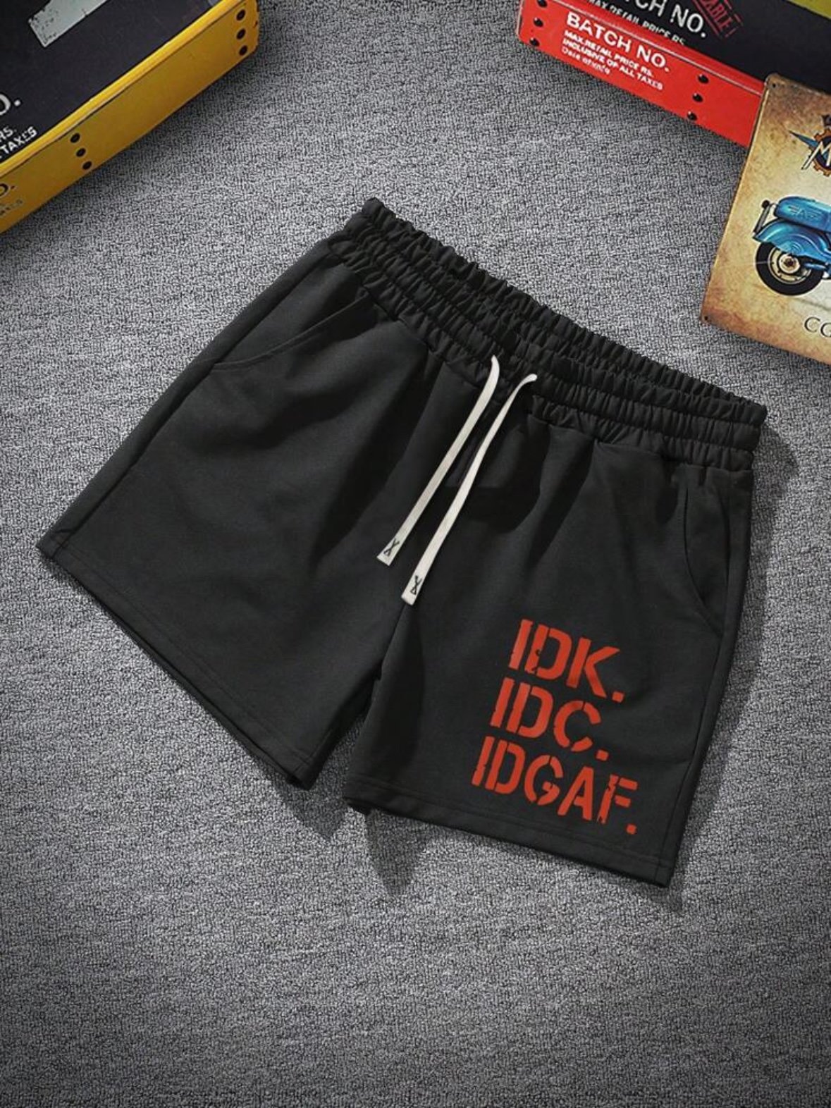 Graphic Bright Men's Jock Drawstring Shorts (4.86) - Image 3