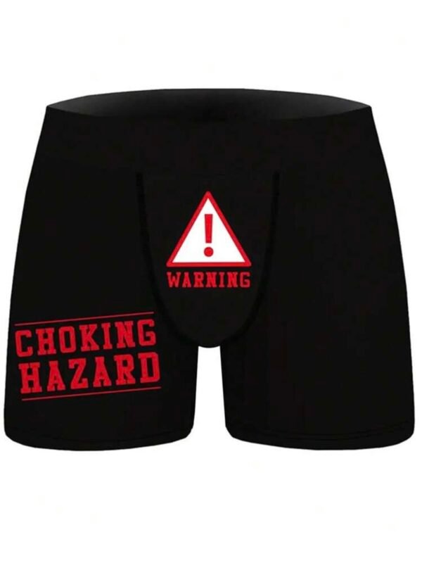 Graphic Boxers for Men WARNING CHOKING HAZARD (4.87)