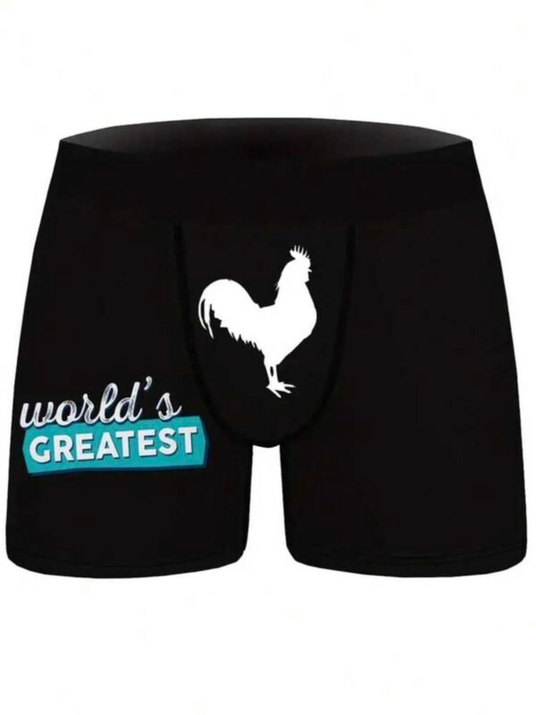 Graphic Boxers for Men WORLDS GREATEST COCK (4.92)
