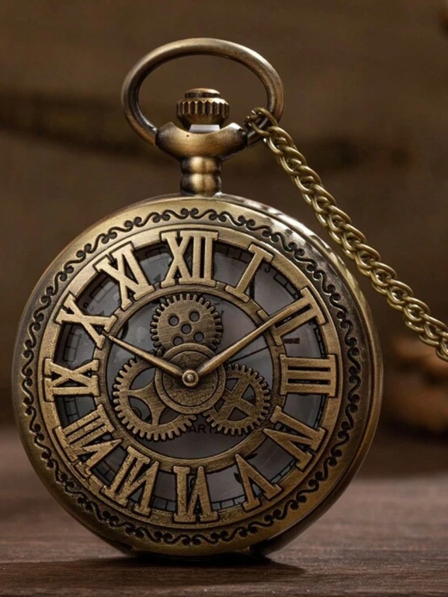 Pirate Roman Numeral Pocket Watch (4.80) - Image 2