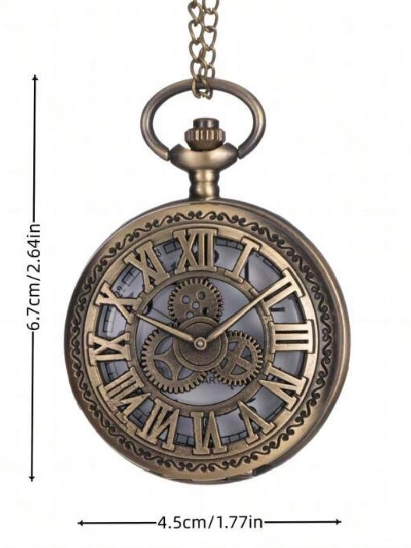 Pirate Roman Numeral Pocket Watch (4.80) - Image 6