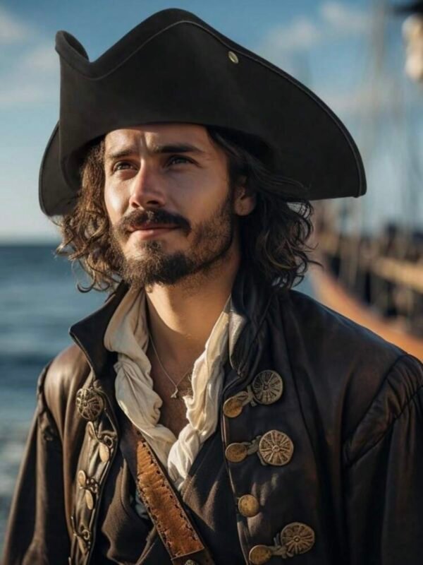 Pirate Hat For Men Or Women Costume Accessory (4.83) - Image 2