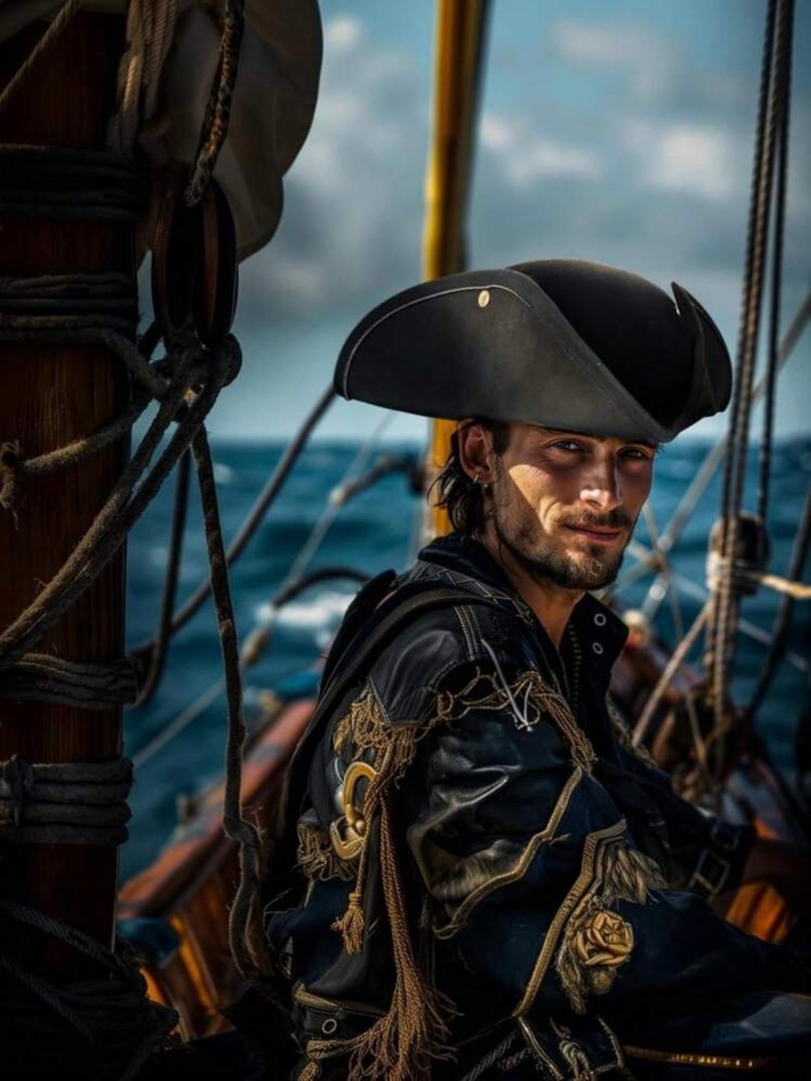 Pirate Hat For Men Or Women Costume Accessory (4.83)