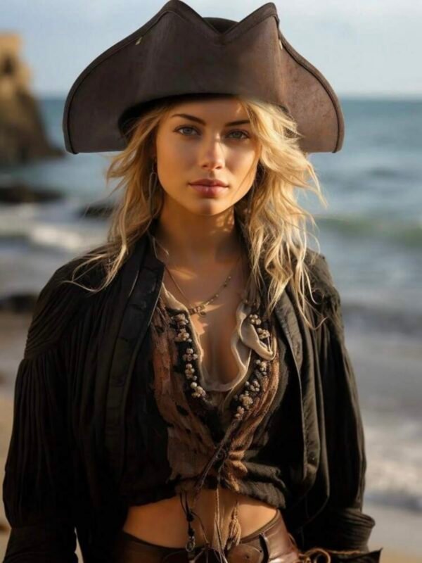 Pirate Hat For Men Or Women Costume Accessory (4.83) - Image 4