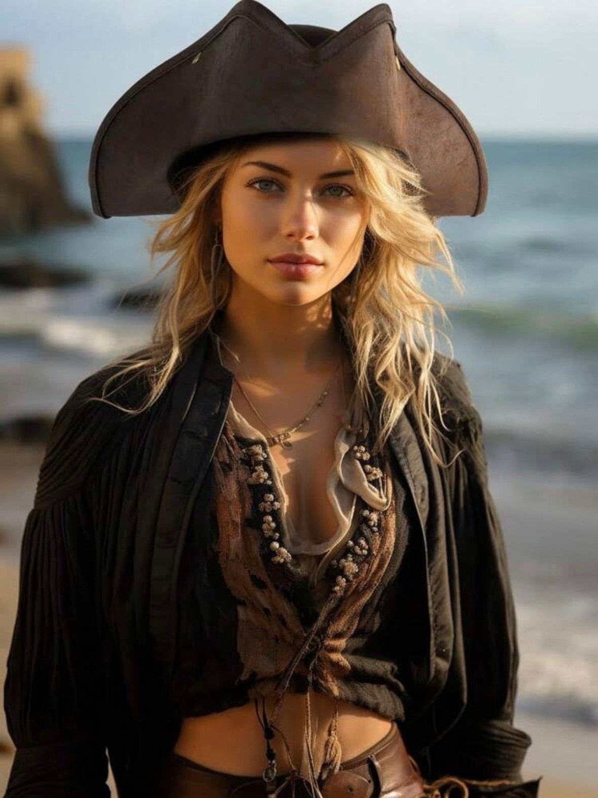 Pirate Hat For Men Or Women Costume Accessory (4.83) - Image 4