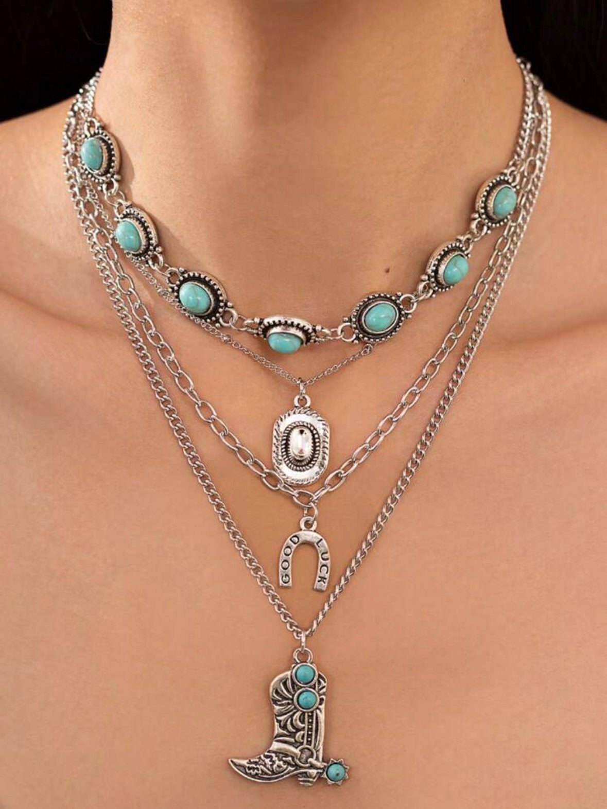 Western Cowboy Style Necklace For Women (4.89) - Image 5