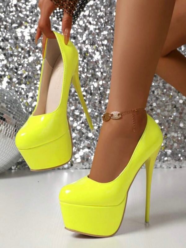 Fashion Super High Heel Platform Women's Shoes (4.88) - Image 4