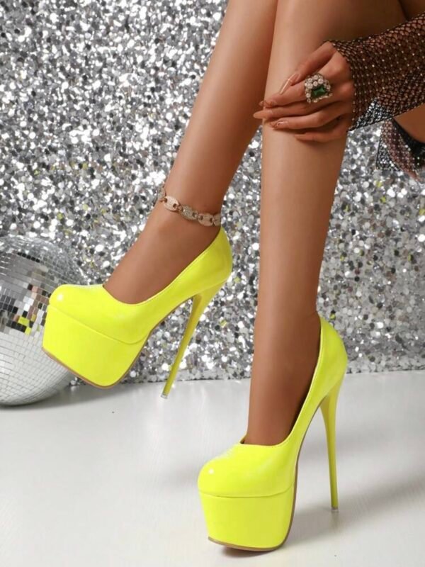 Fashion Super High Heel Platform Women's Shoes (4.88) - Image 2