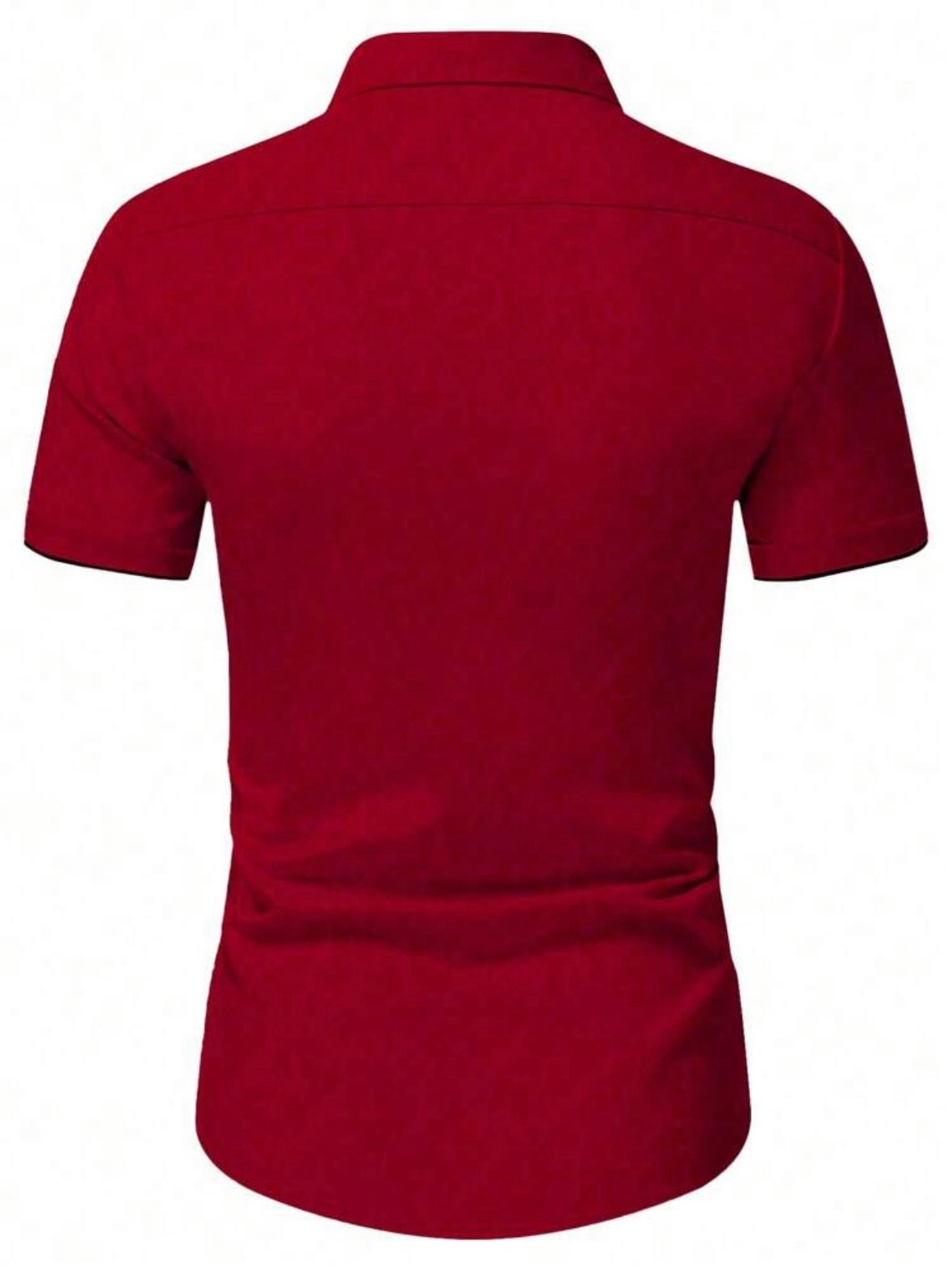 Men's Fitted Button Up Collared Shirt (4.94) - Image 4