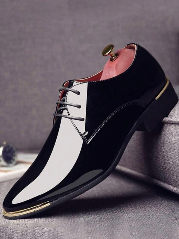 Shiny Oxford Business Casual Men's Shoes (5.0) - Image 7