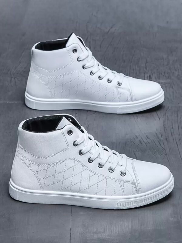 Men's Fashionable High-Top Sneakers Anti-Slip (4.89) - Image 3