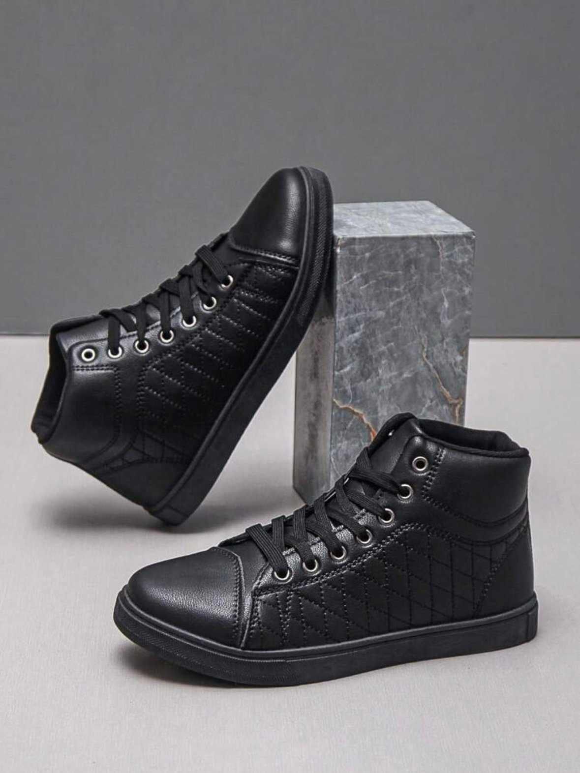 Men's Fashionable High-Top Sneakers Anti-Slip (4.89) - Image 5
