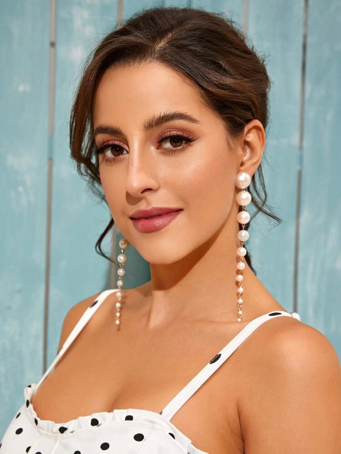 Sexy Elegant Long Tassel Faux Pearl Earrings (4.93) - Image 3