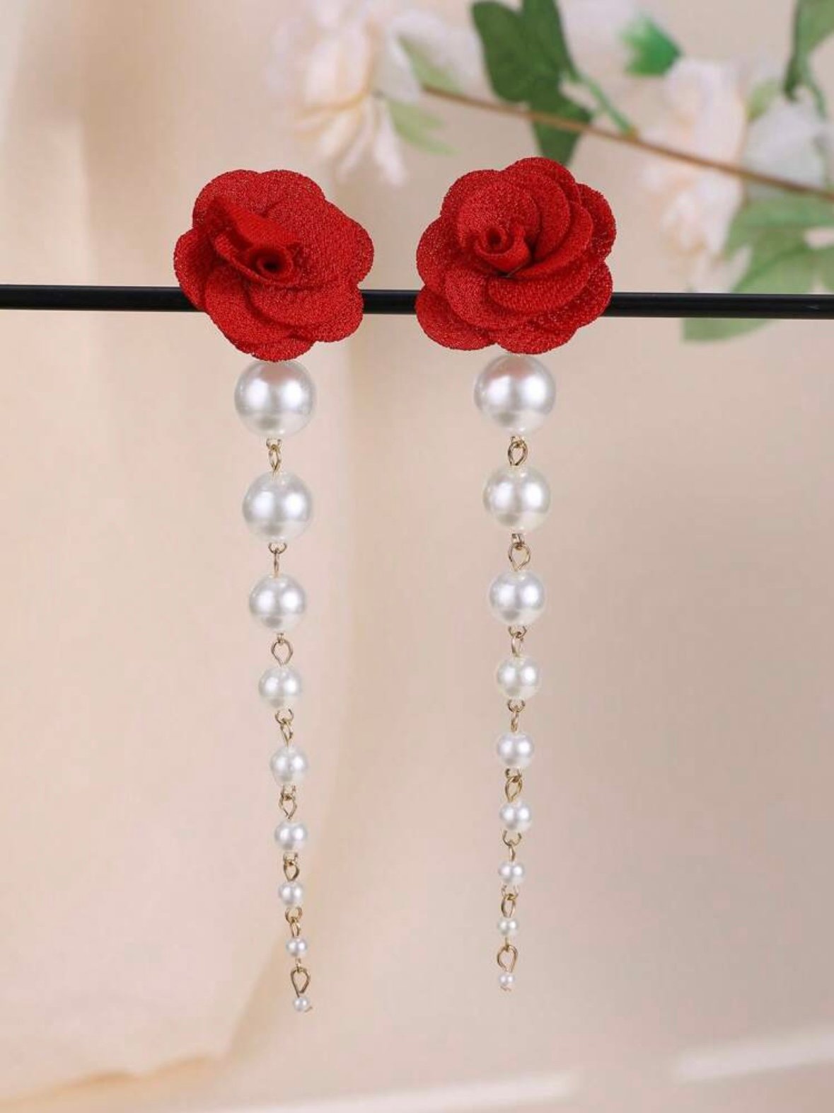 Sexy Elegant Long Tassel Faux Pearl Earrings (4.93) - Image 11