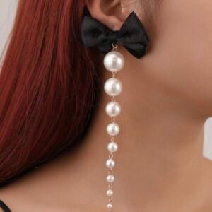 Screenshot Sexy Elegant Long Tassel Faux Pearl Earrings (4.93)