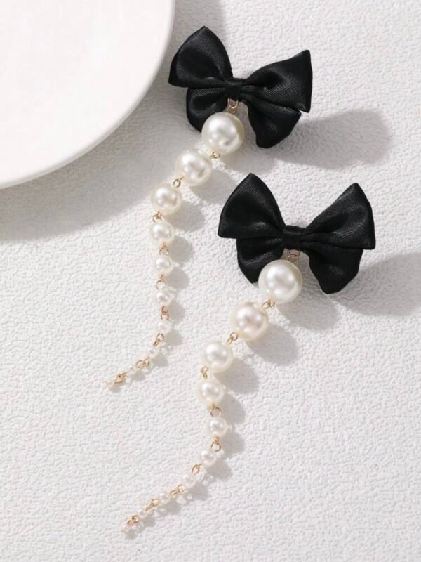 Sexy Elegant Long Tassel Faux Pearl Earrings (4.93) - Image 7
