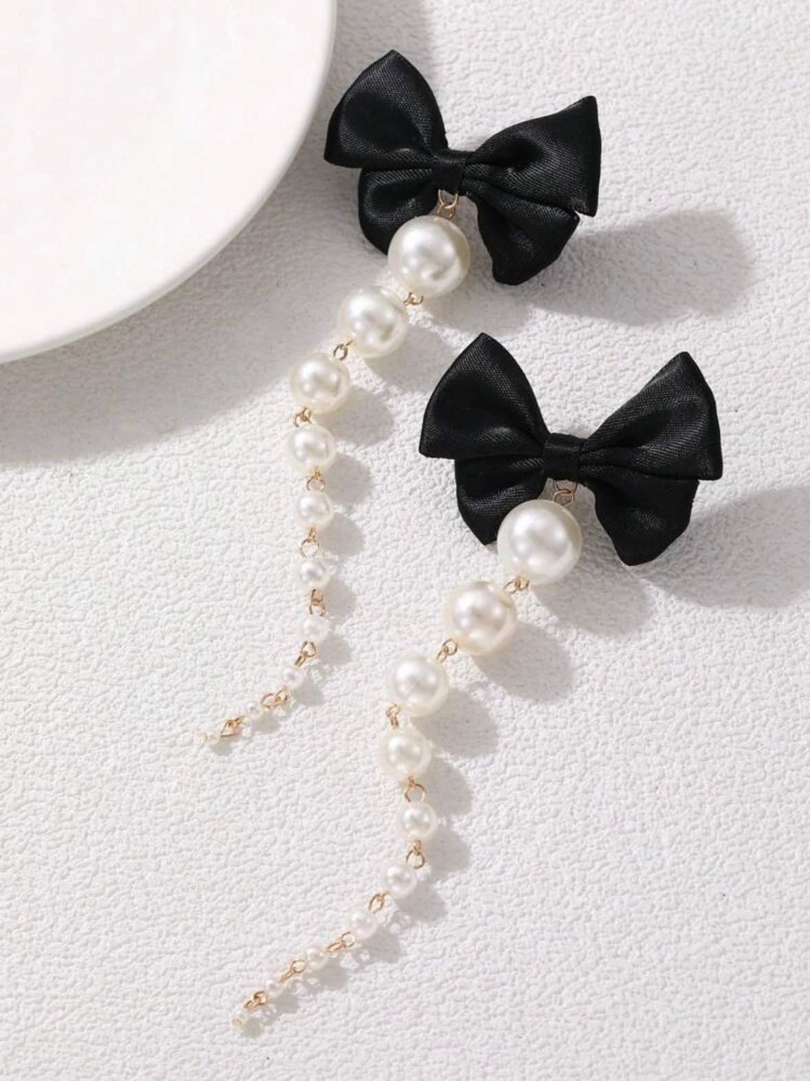 Sexy Elegant Long Tassel Faux Pearl Earrings (4.93) - Image 7