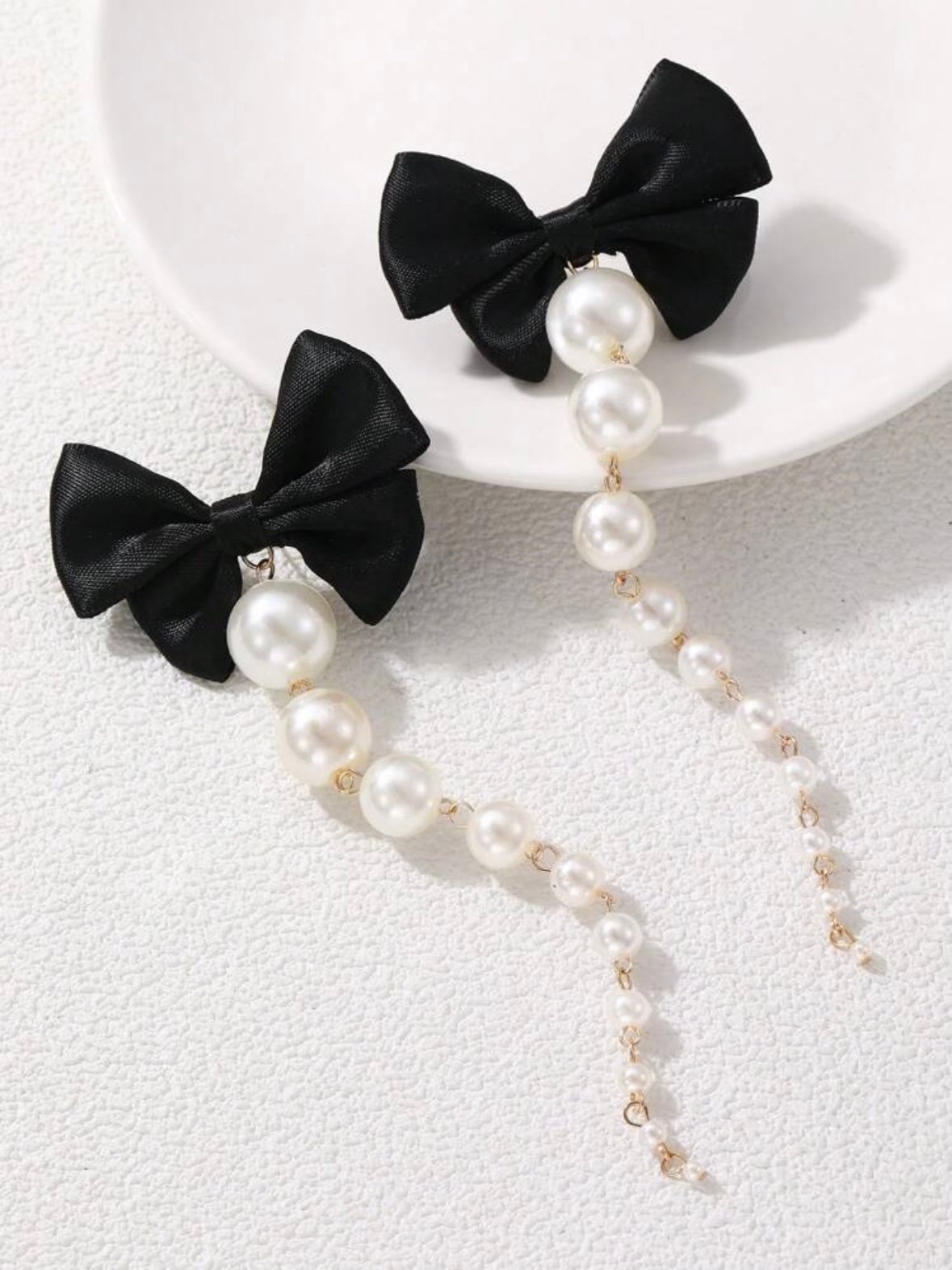 Sexy Elegant Long Tassel Faux Pearl Earrings (4.93) - Image 6