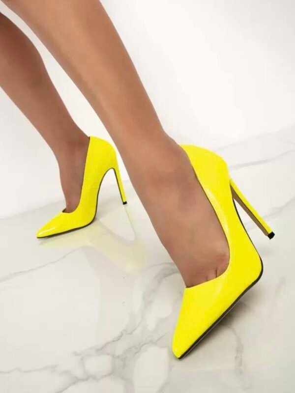 Neon Pointed Toe Stiletto Heel Pumps For Women (4.84) - Image 4