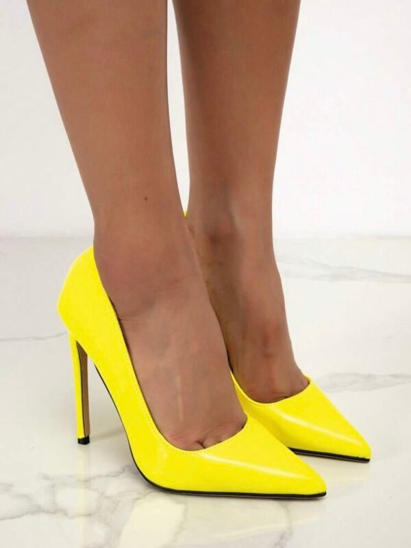 Neon Pointed Toe Stiletto Heel Pumps For Women (4.84) - Image 2