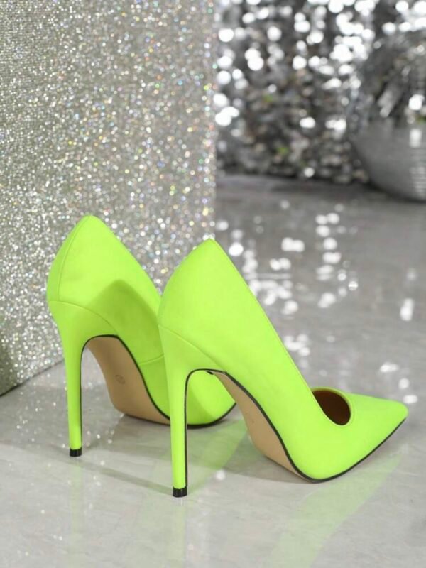 Neon Pointed Toe Stiletto Heel Pumps For Women (4.84) - Image 9