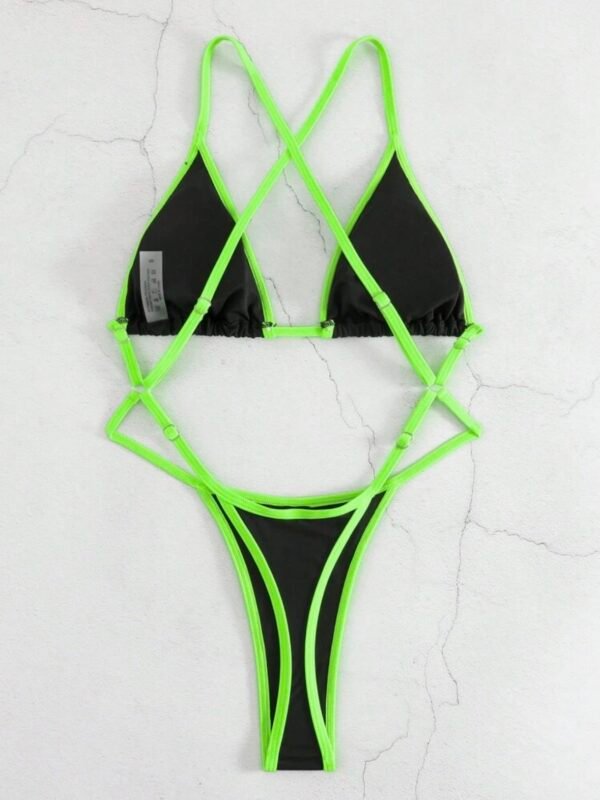 Sexy Summer One Piece Criss Cross Bathing Suit (4.95) - Image 4