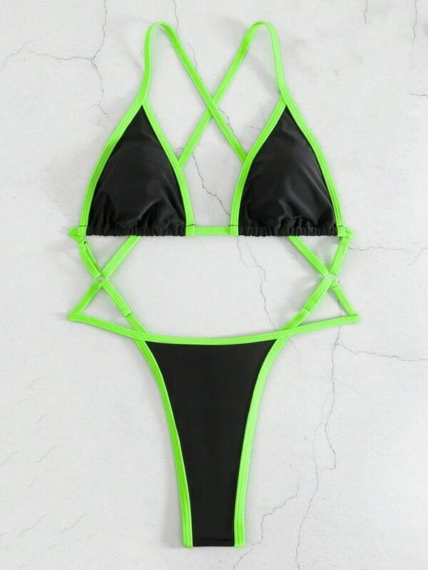 Sexy Summer One Piece Criss Cross Bathing Suit (4.95) - Image 5