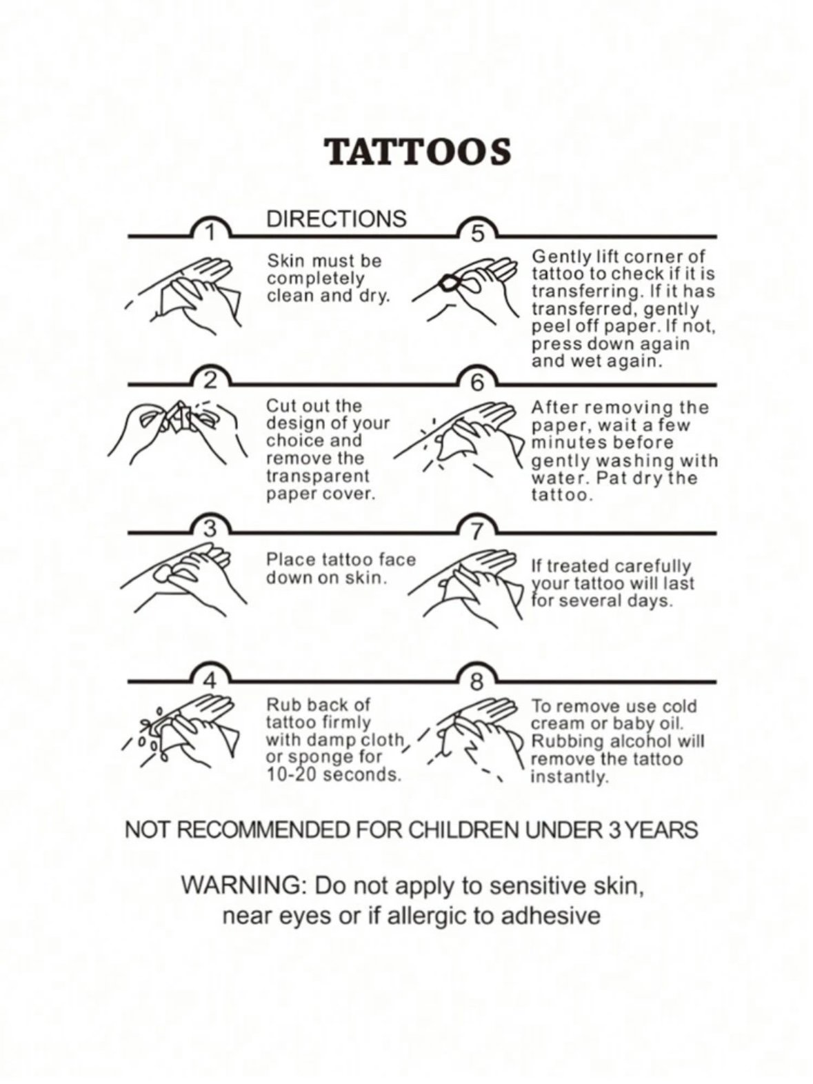 Temporary Flower & Butterfly Body Tattoo Stickers For Women (4.96) - Image 7
