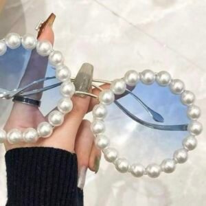 Screenshot Women's Pearl Metal Rimmed Fashion Sunglasses (5.0)