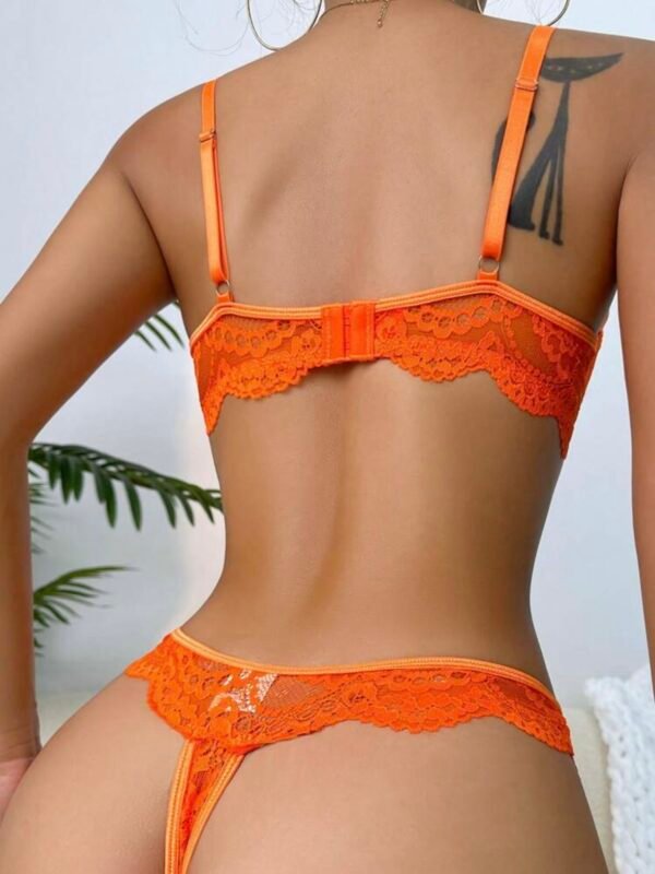 Lace Lingerie Underwire Bra & Thong Lingerie Set (4.90) - Image 5