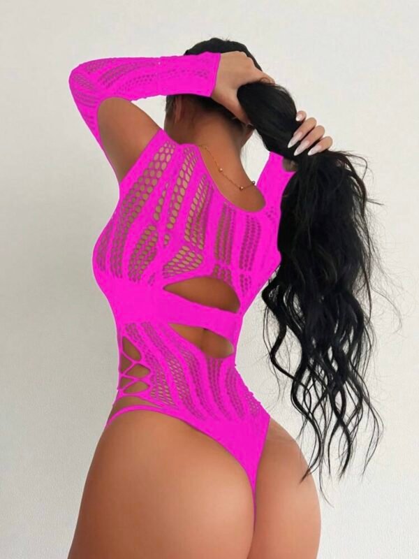 Sexy Fishnet Lingerie Bodysuit Women's Mesh (4.93) - Image 5