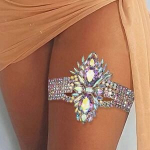 Screenshot Rhinestone Embellished Leg Chain Body Accessory (5.0)