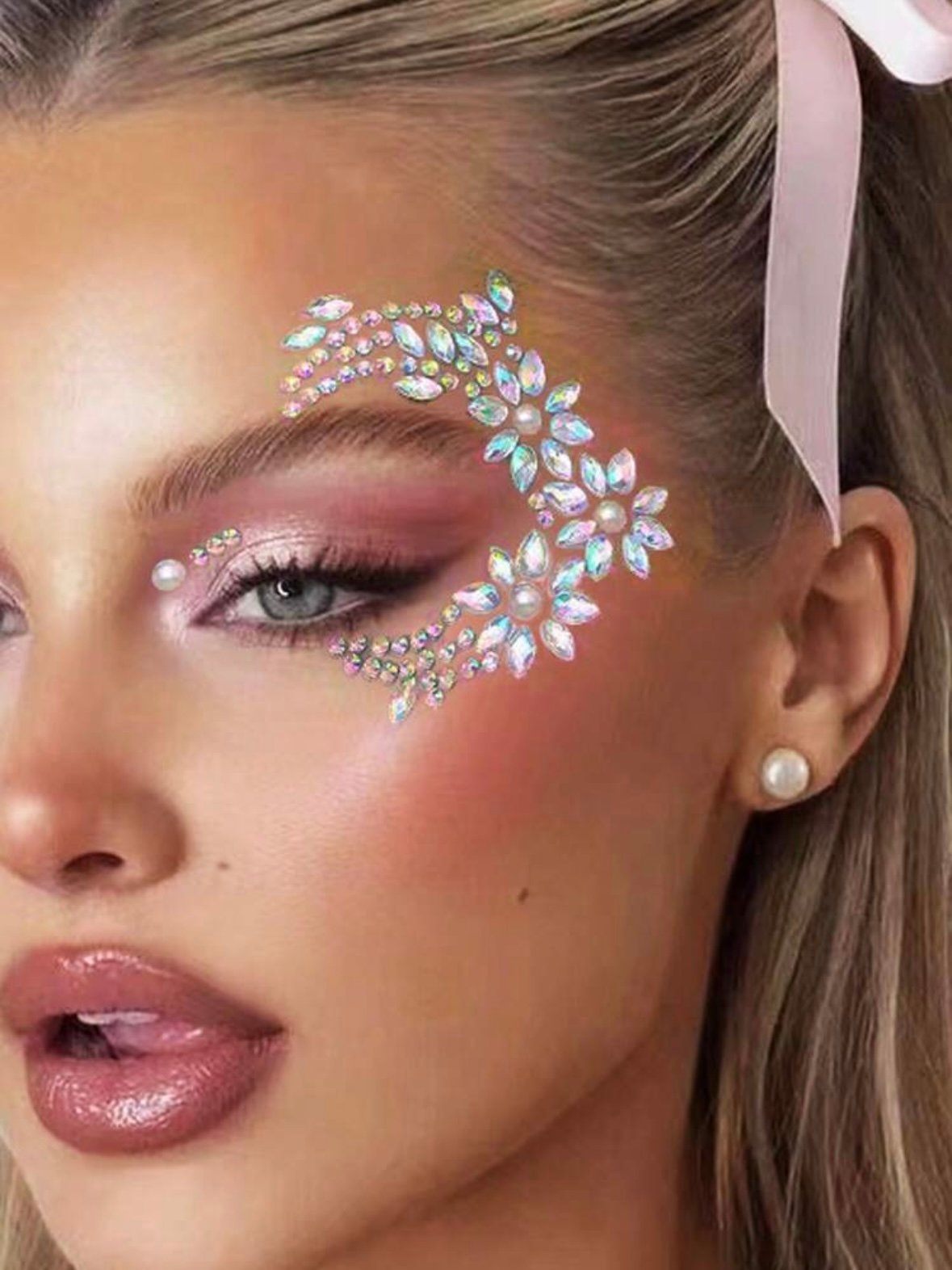 Rhinestone Eye Makeup Sticker (4.98)