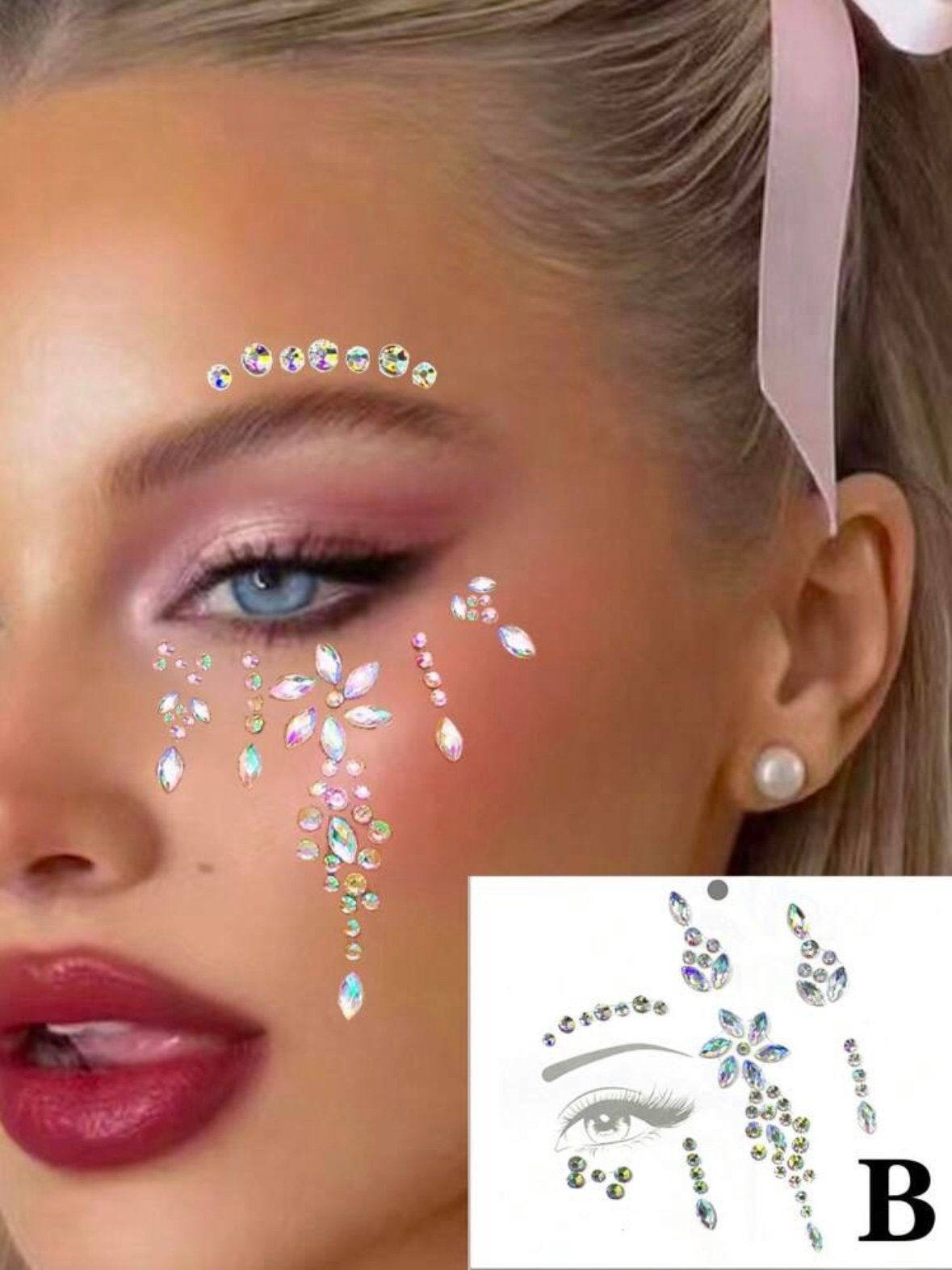 Rhinestone Eye Makeup Sticker (4.98) - Image 6