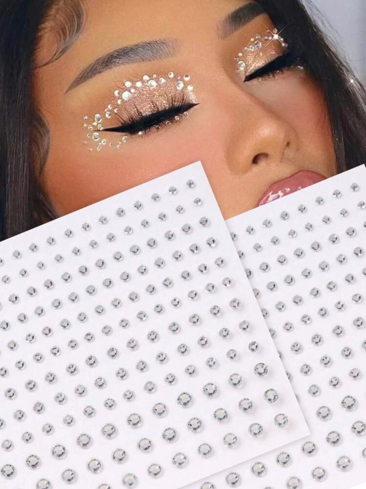 Rhinestone Gem Sticker Sheets DIY Face Tattoo Stickers (4.95)